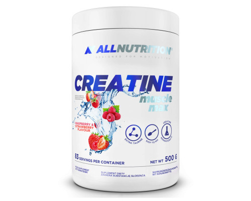 Creatine Muscle Max - 500g Raspberry Strawberry