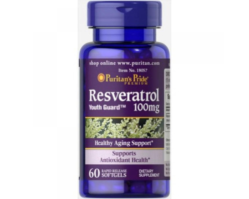 Resveratrol 100 mg - 120 Softgels
