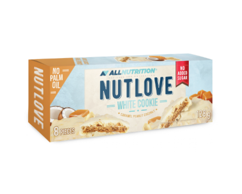 Nutlove -128g White Cookie Caramel Peanut Coconut