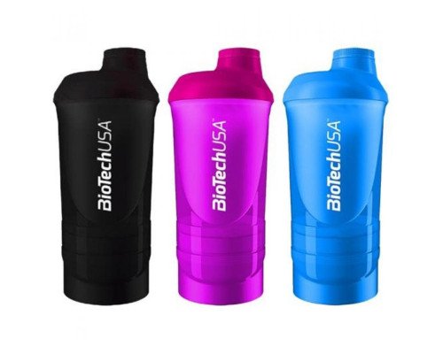 Shaker Wave - 600ml plus 250ml plus 100ml Black-smoked