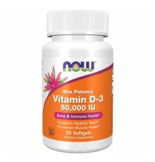 Vitamin D-3 50,000 IU - 50 softgels