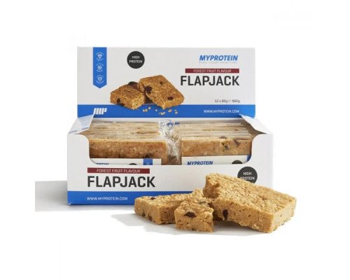 High Protein Flapjack - 12 x 80g Traditional Oat