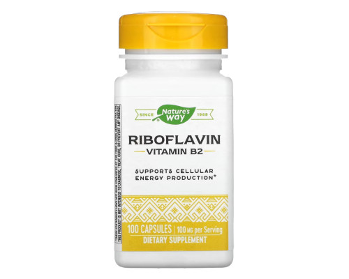 Riboflavin Vitamin B2 - 100 caps