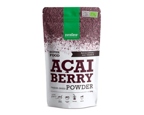 Acai berry freeze dried powder - 100g BIO