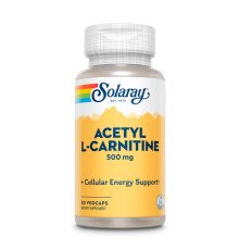  Ацетил L-карнітин Acetyl L-Carnitine 500mg - 30 vcaps