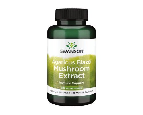 Agaricus Blazei Mushroom Extract 500mg - 90 vcaps