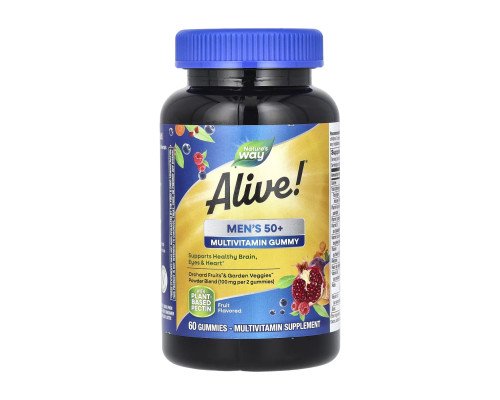 Alive!® Men's 50+ Multi Gummy - 60 gummies