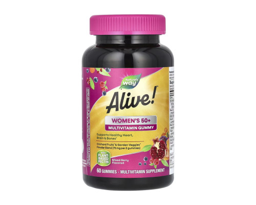 Alive!® Womens 50+ Multi Gummy - 60 gummies