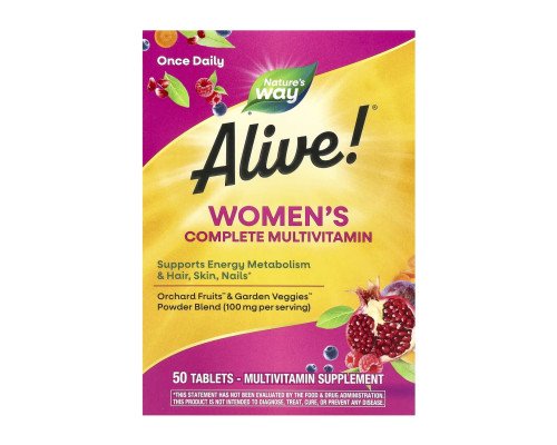 Alive!® Women's Complete Multivitamin - 50 tabs
