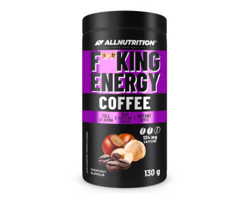 Fitking Delicious Energy Coffee - 130g Hazelnut