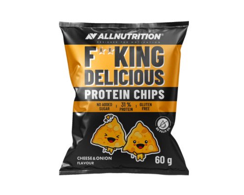 FitKing Delicious Protein Chips - 60g Cheese Onion