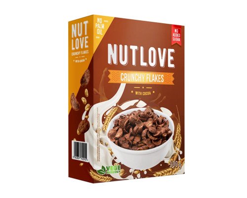 Nutlove Crunchy Flakees - 300g With Cocoa