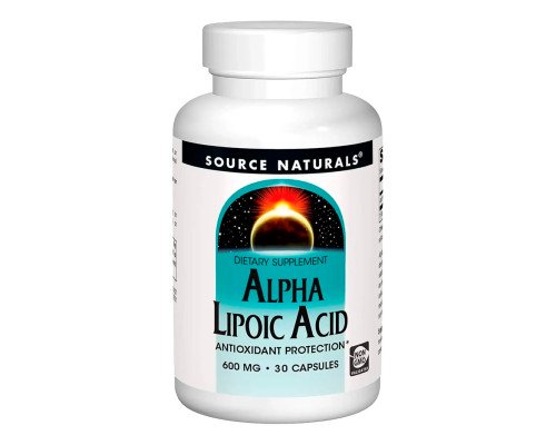 Альфа-ліпоєва кислота 600 мг (Alpha Lipoic Acid) – 30 капсул