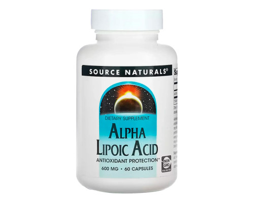 Альфа-ліпоєва кислота 600 мг (Alpha Lipoic Acid) – 60 капсул