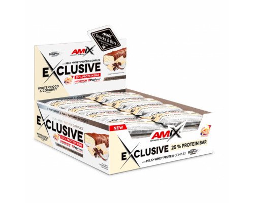 Exclusive Protein Bar - 12x85g White Chocolate Coconut