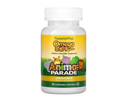 Омега 3/6/9 Animal Parade 3/6/9 Junior - 90 softgels