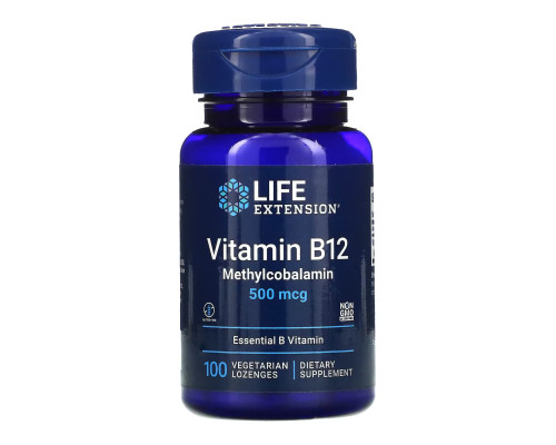 B12 500 mcg - 100 lozenges