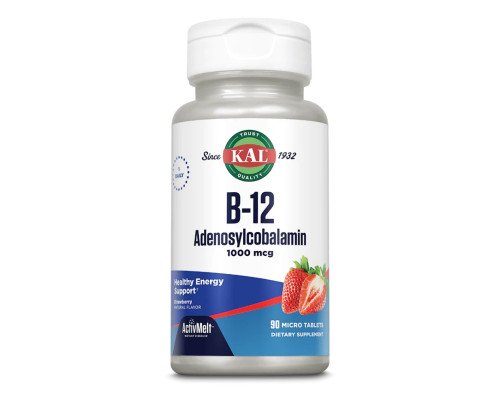 B12 Аденозилкобаламін Adenosylcobalamin 1000mcg - 90 tabs