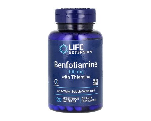 Benfotiamine with Thiamine	100 mg - 120 vcaps