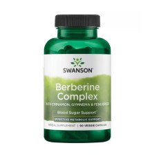 Berberine Complex with Cinnamon Gymnema & Fenugreek - 90 vcaps