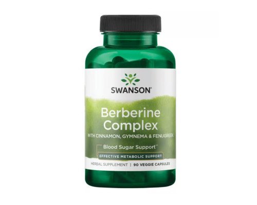Berberine Complex with Cinnamon Gymnema & Fenugreek - 90 vcaps