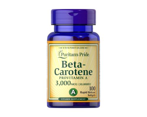 Beta-Carotene 10000 IU - 100 softgels