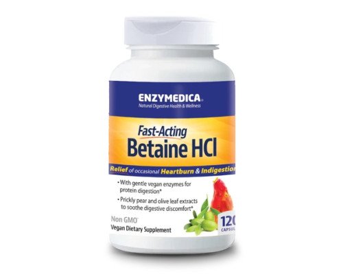 Betaine HCI 600mg - 120 caps