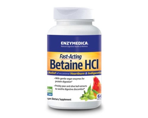 Betaine HCI 600mg - 60 caps