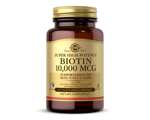 Biotin 10000 mcg - 60 vcaps