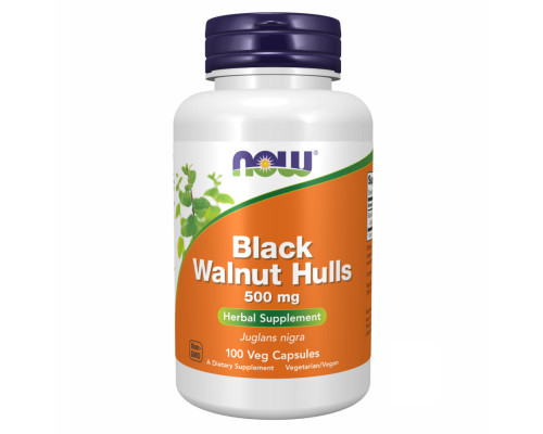 Black Walnut Hulls 500 mg - 100 vcaps