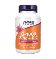 C-1000 Zinc & D-3 - 100 vcaps