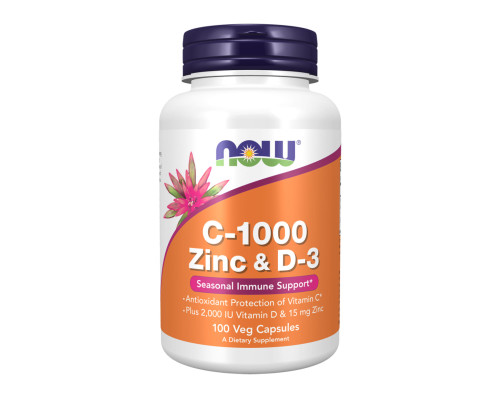 C-1000 Zinc & D-3 - 100 vcaps