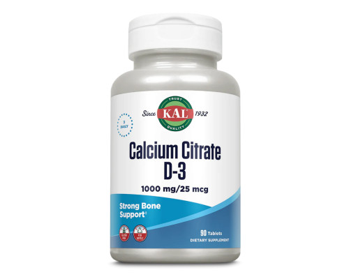 Кальцій цитрат D3 Calcium Citrate D3 1000mg - 90 tabs