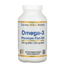 Omega-3 Premium Fish Oil 180mg - 240 softgels