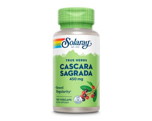 Cascara Sagrada Bark 450mg - 100 vcaps