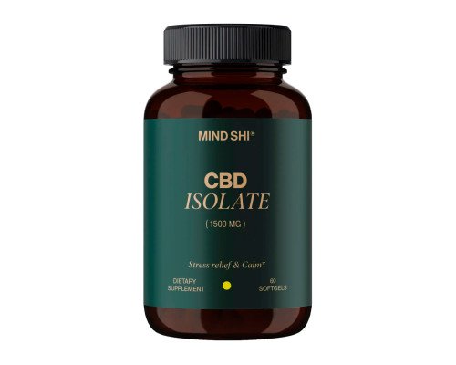 Ізолят CBD Isolate 1500 mg - 60 капсул