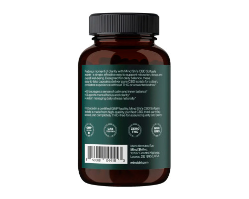 Изолят CBD Isolate 1500 mg - 60 капсул