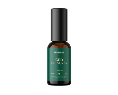 CBD Isolate MCT Tincture Apple 10ml 1000mg (10%) - 10ml