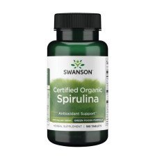 Certified Organic Spirulina 500mg - 180 tabs