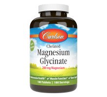 Магний глицинат Chelated Magnesium Glycinate - 180 tabs