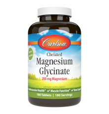 Магний глицинат Chelated Magnesium Glycinate - 180 tabs