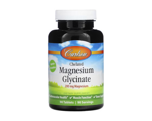 Магній гліцинат Chelated Magnesium Glycinate - 90 tabs
