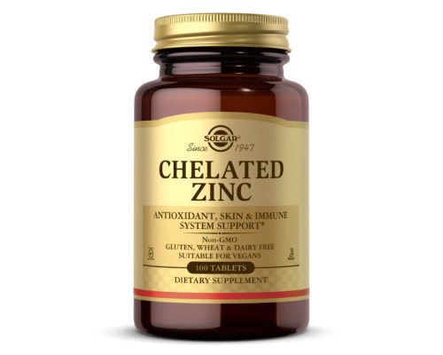 Chelated Zinc - 100 tabs