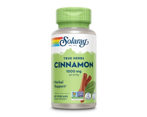 Cinnamon Bark 1000mg (2 serv. of 500mg) - 60 vcaps