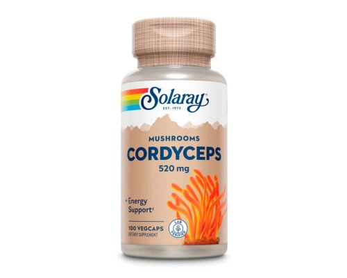 Cordyceps Mushroom 520mg - 100 vcaps