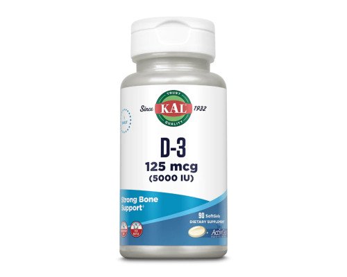 Витамин Д-3 D-3 5000 IU 125mcg - 90 Softgel