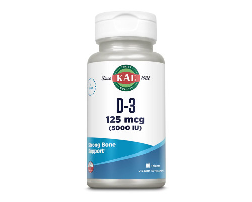Вітамін D3 125mcg - 60 tabs
