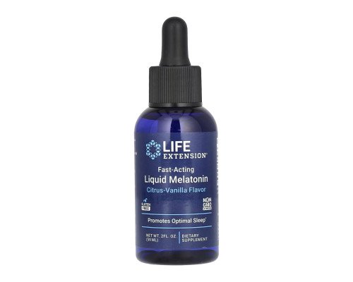 Fast-Acting Liquid Melatonin (Citrus-Vanilla) - 2 fl oz