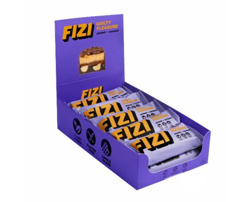 FIZI Chocolate Bar - 10х45g Peanut-Caramel