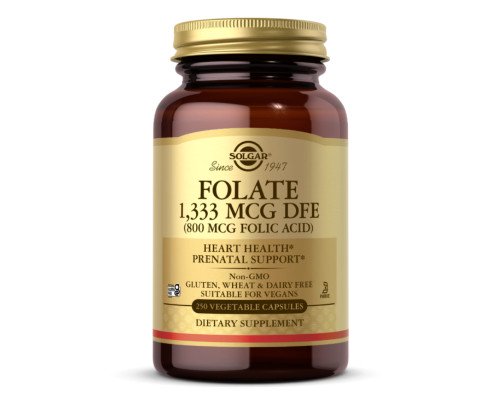 Folic Acid 800 mcg - 250 vcaps